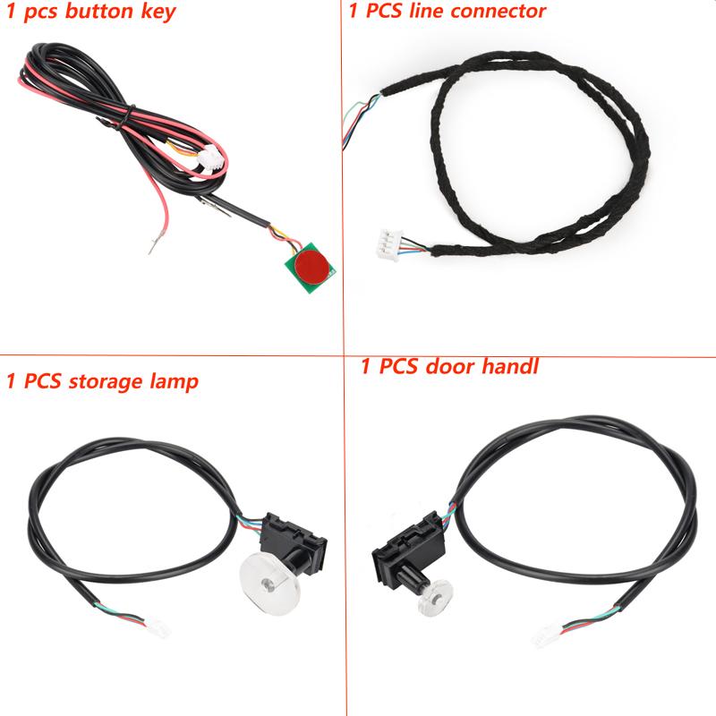 For 22 In1LED Symphony Strip Car accessories RBG 64 color car Ambient Interior Acrylic Strip Guide Fiber Optic Interior light