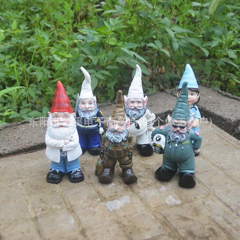 Cross-border Elf & Dwarf Garden Ornaments: Unique Resin Crafts