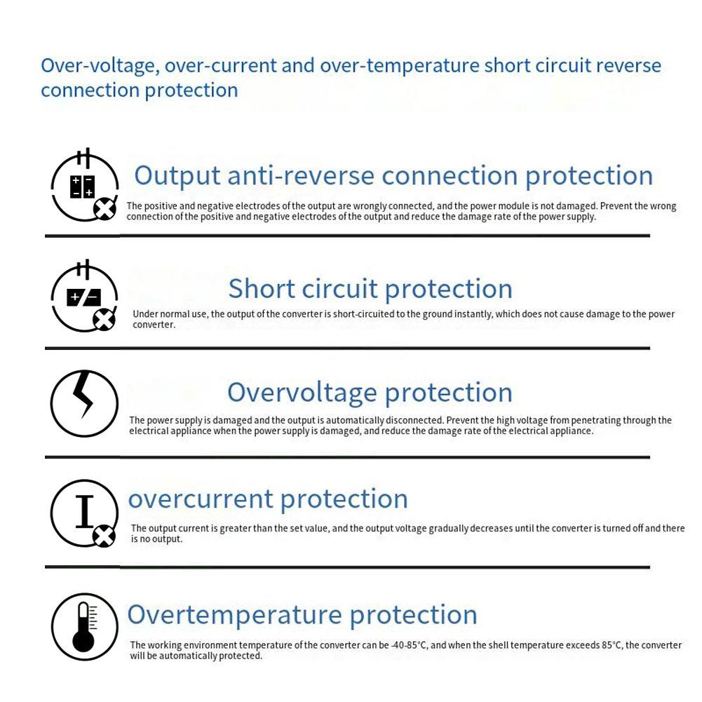 Model Shockproof Power Converter Converter Regulator DC DC Module Power Converter V To V Installation Environment