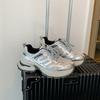 Wilderness Late Summer~ Silver Reflective Strip Color Matching Mesh Platform Dad Shoes Sneakers 2025 Spring Women's Shoes New