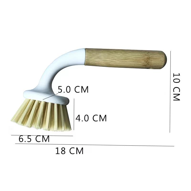 High Quality OEM/ODM Natural Kitchen Cleaning Brush PP Bamboo Wooden Pot Dish Cleaning Brush Bottle Brushes