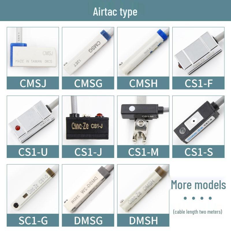 Magnetischer Zylindersensor: D-A93 Zwei-Draht & CS1-F Drei-Draht Endschalter