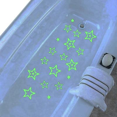 20pcs Anti Slip Bathtub Stickers Waterproof Shower Bathroom Slip Resistant Adhesive Strips Decals Home Toilet Decor