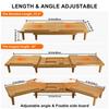 Suporte para Monitor Pezin & Hulin, Suporte para Computador, Suporte de Mesa, Suporta Dois Monitores, 9,5 cm de Altura, Largura e Ângulo Ajustáveis, Armazenamento de Mesa, Adequado p