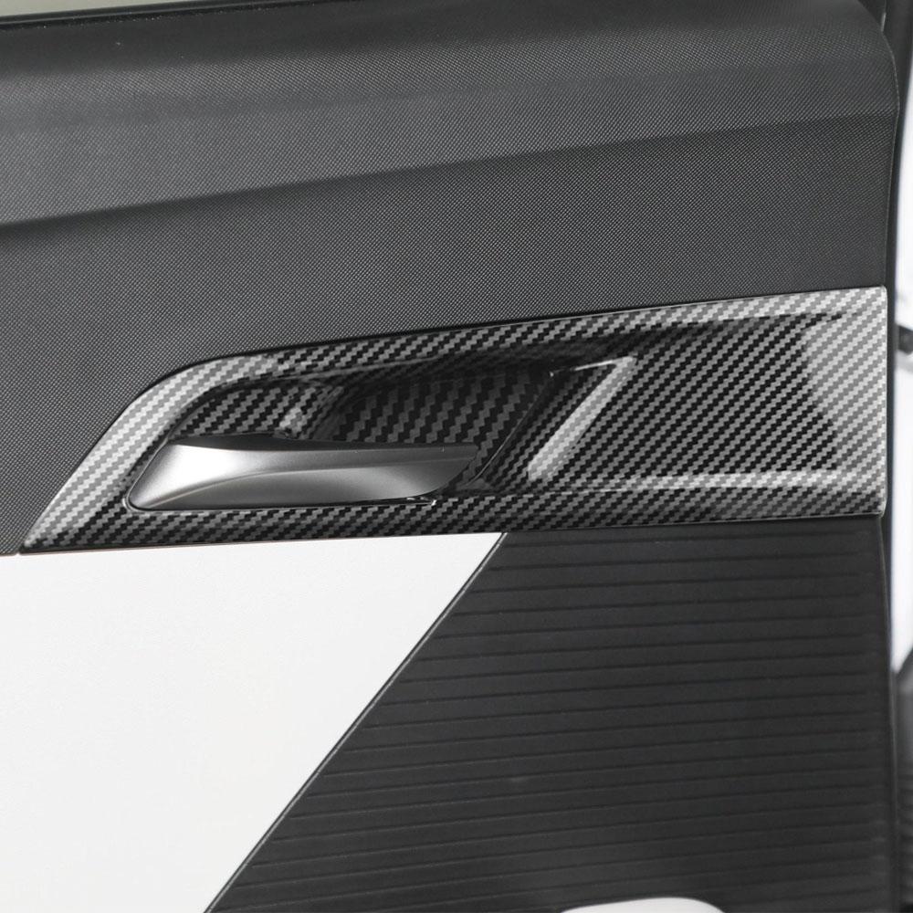 For MG4 MG 4 2025 2025 RHD Inner Door Handle Cover Door Handle Frame 4Pcs Sticker Trim Interior Accessories