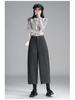 Versatile Women's High-Waisted Slimming Wide-Leg Pants - 2025 Autumn/Winter Trend 