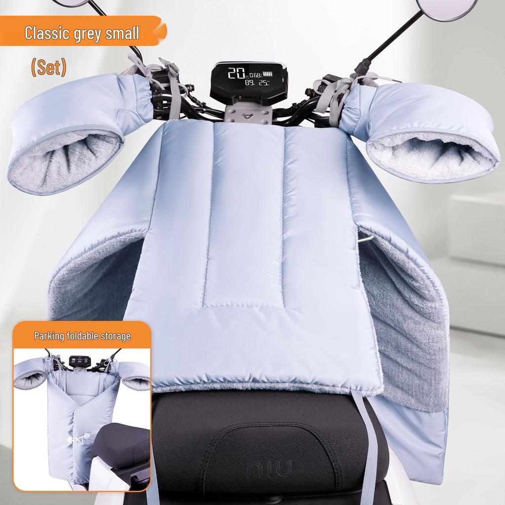 Fleece-Lined Waterproof Winter Motorcycle Windshield Cover