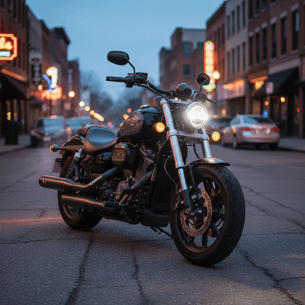 Two-Color Motorcycle LED Light Waterproof Automotive Headlamps Motorcycle Spotlight Fog Conditions