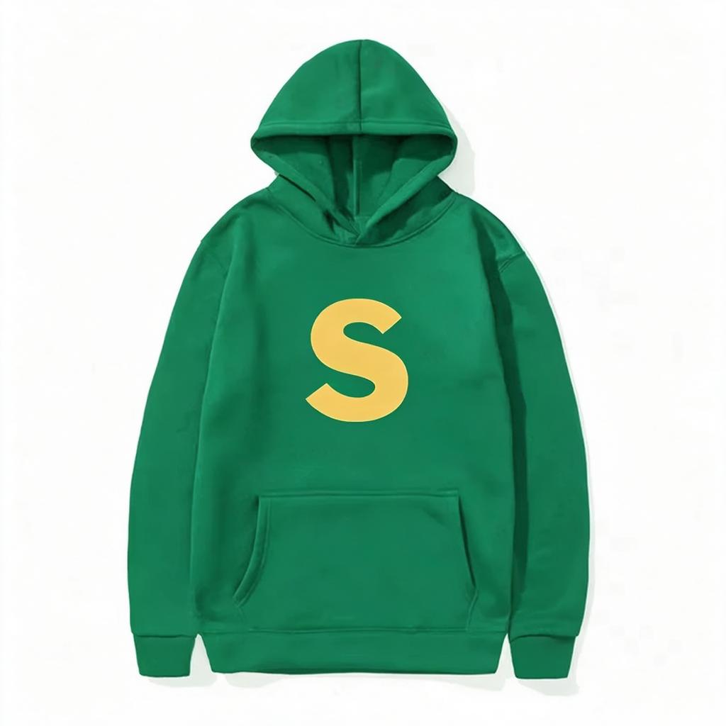 Alvin and The Chipmunks Anime Hoodies Soft Eco Friendly Material A Letters Printing Sweatshirt Casual Streetwear Men and Women