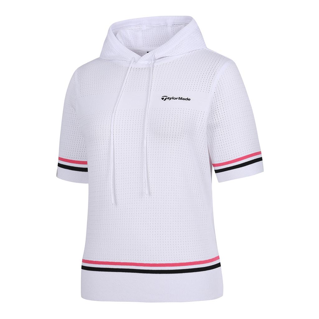 TAYLORMADE APPAREL Women'S Hooded Short Sleeve Knit T8031Sn6221-100