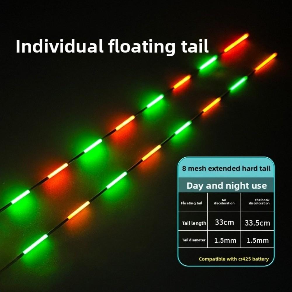 Super Bright LED Fishing Smart Float Top Luminous Induction Electronic Floats Buoy Ultra Sensitive Night Fishing Float Top
