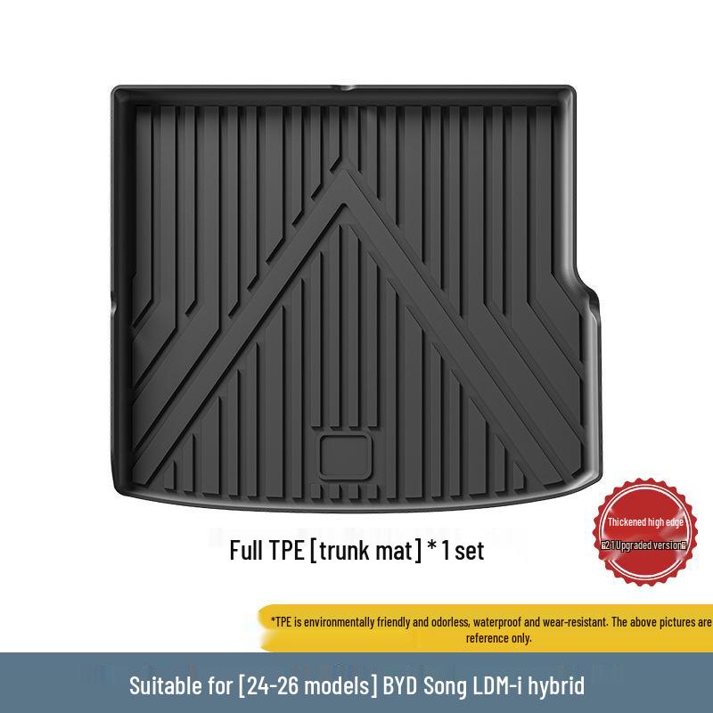 TPE Floor Mats for BYD Song L DM-i (2024-2026), Including Trunk and Seat Back Mats