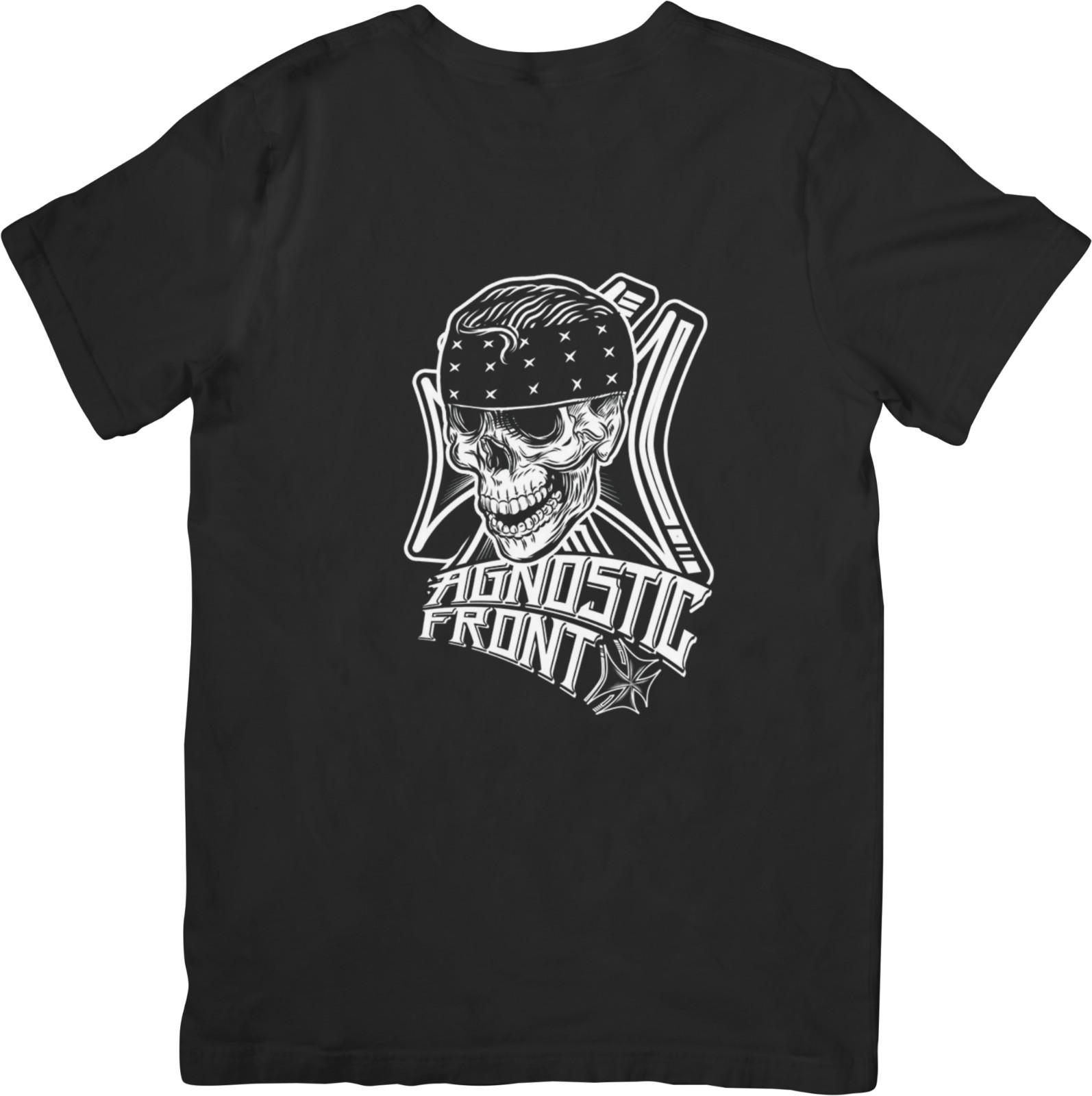 

Agnostic front Heavy Metal Music for Men Women Quality Cotton T-Shirt Black M