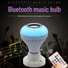 Seven-Color RGB Bluetooth LED Music Bulb with Remote & Speaker