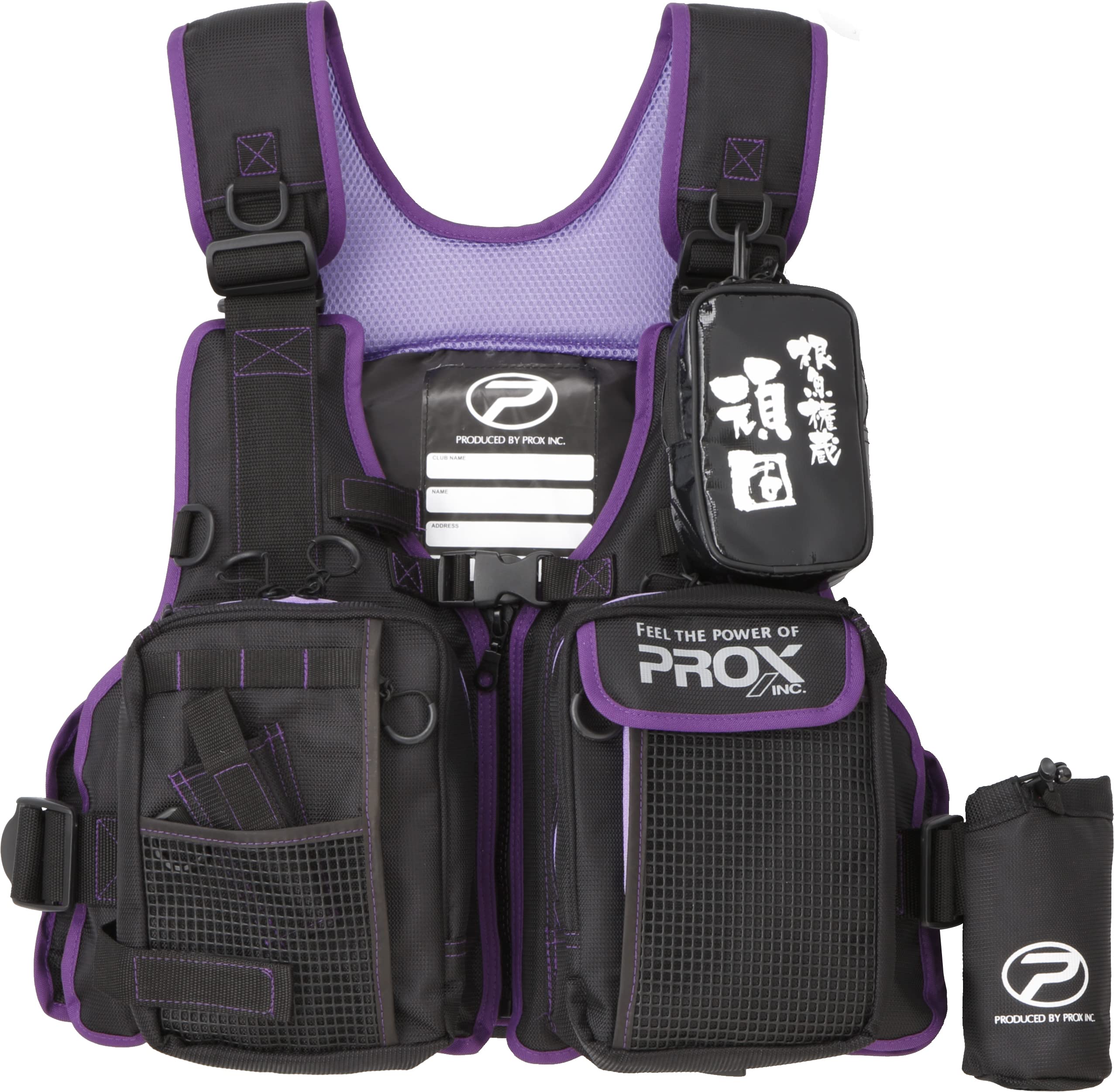 

Prox Floating Game Vest for Adults Gonzo PX399KPNG Black Free Size for Adults (Black/Purple/Negono Logo)