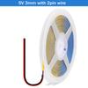 5V USB COB LED Strip 12V 3mm 5mm 8mm Width Flexible LED Tape 320LEDs COB Light with Adhesive High Density Linear Lighting