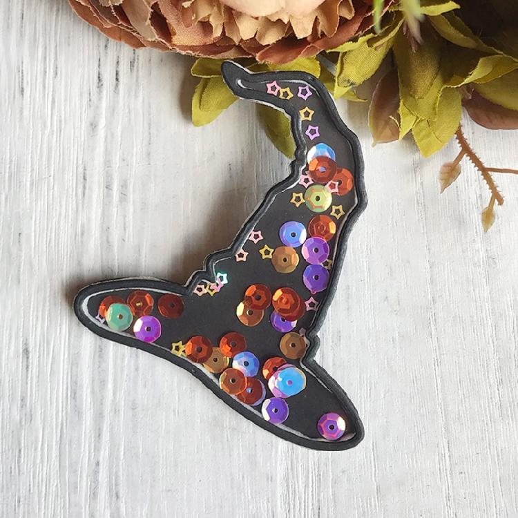 Halloween Witch Hat Metal Cutting Dies DIY Stamps Crafts Scrapbooking Photo