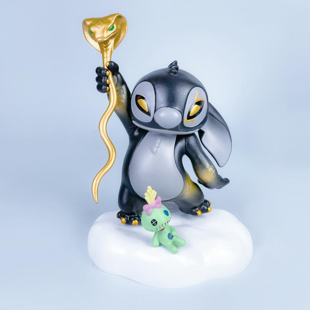 Stitch Snake Pvc Anime Figure With Collectible Packaging For Year Of The Snake Fans