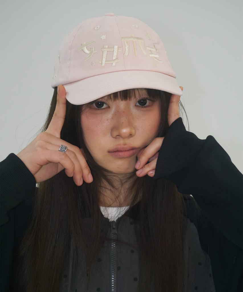 SOME PLACE Mixed Graphic Embroidery Symbol Logo Standard Ball Cap_3 Colors