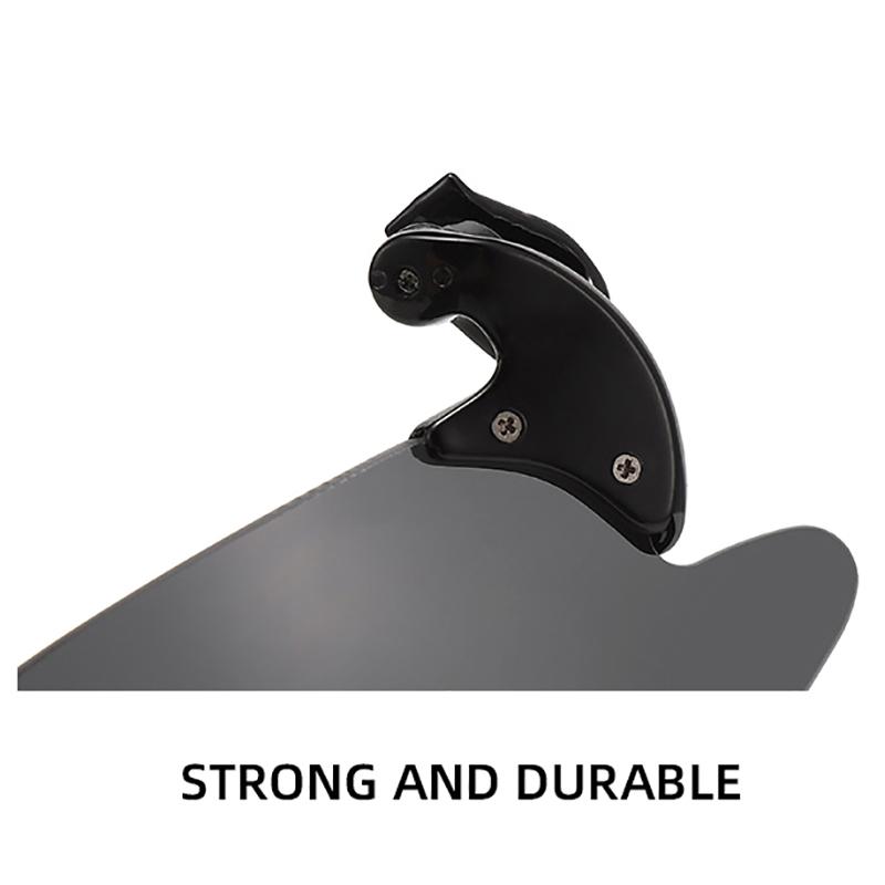 1 unidad de gorra con clip ajustable para gafas de sol deportivas, cubierta abatible con protección UV, gafas de sol polarizadas con clip para gorra, gafas de ciclismo
