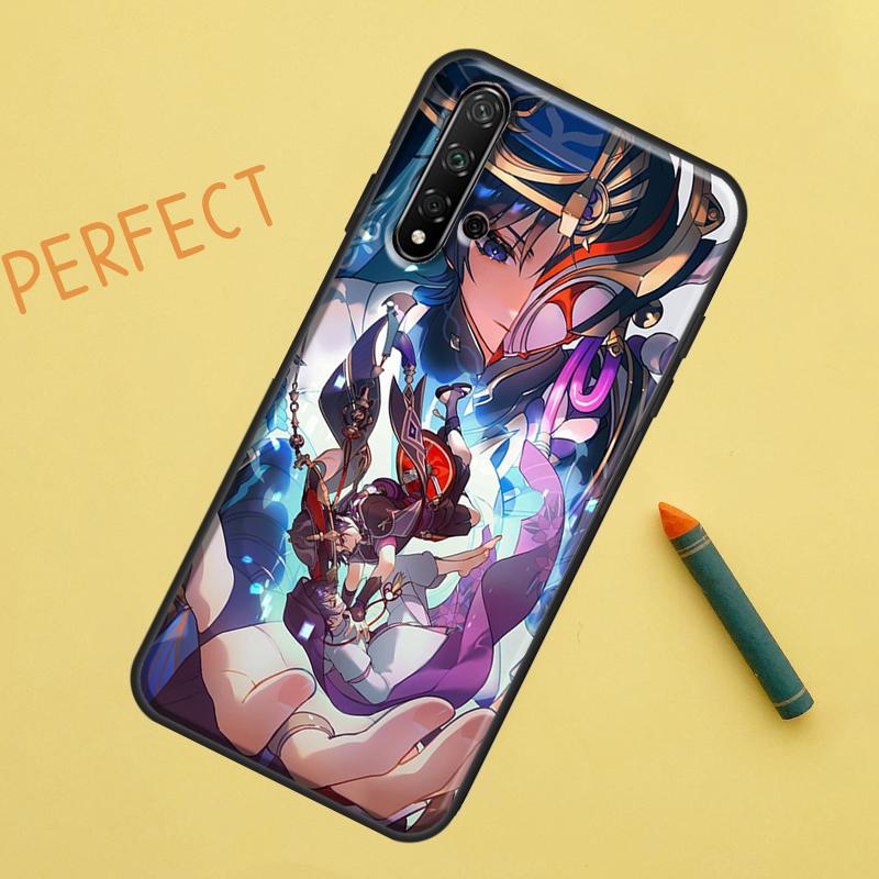 Genshin Impact Case For Huawei Nova Y90 Y70 Y61 Y60 9 10 SE Nova 5T 11i 8i 7i 3i P20 P40 P30 Lite P60 Pro