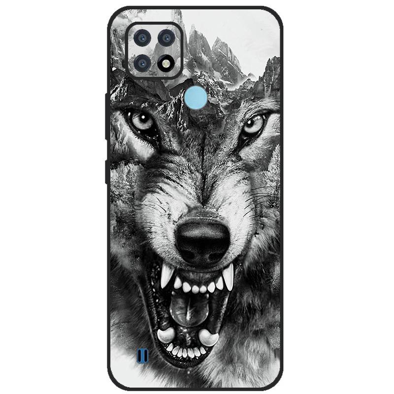 For Realme C21 Case Soft Tpu Silicone Case For OPPO RealmeC21 C 21 Phone Cover Fundas RMX3201 Bumper Case For Realme C21 Cover