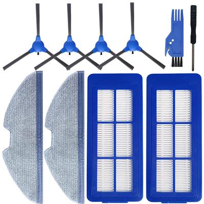 Replacement Parts Kit for Eufy RoboVac G10 G30 Hybrid Robot Vacuum Cleaner Compatible with Set Side Brush X Filter X Washable Mop Cloth X Tool X 2