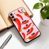 Chili pepper illustration Phone Case For Samsung Galaxy A73,A72,A71,A70,A53,A52,A51,Soft Silicone Black Cover