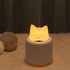 Cute Cat Cartoon Pet Lamp Humidifier: Silent Spray, Sleep Light, Customizable Logo, Ideal Gift