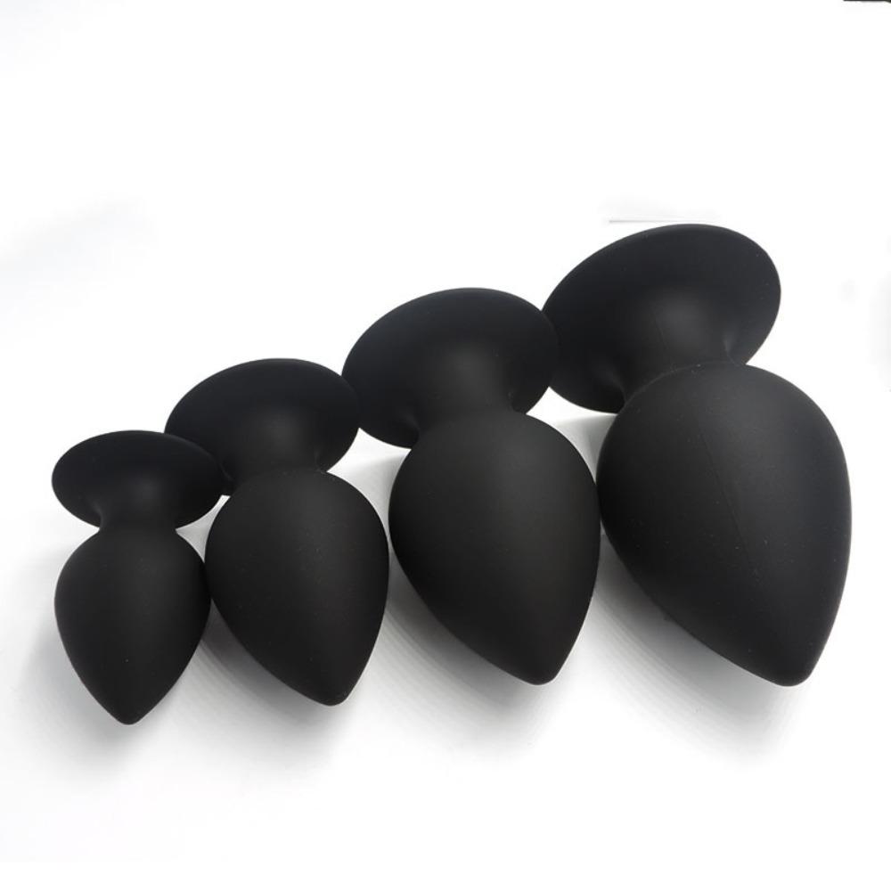 New S/M/L/XL Flower Bud Soft Silicone Anal Plug Suction Cup Big Butt Plug Prostate Stimulation Anal Massager Sex Toys for Women