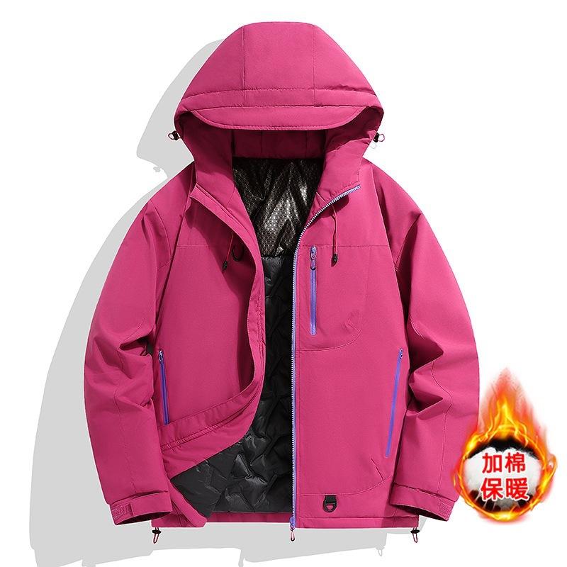 

Эксклюзивно для уличной хлопковой одежды с подкладкой, зимние утолщенные парные куртки, повседневные куртки, ветрозащитные и водонепроницаемые альпинистские костюмы XXXL