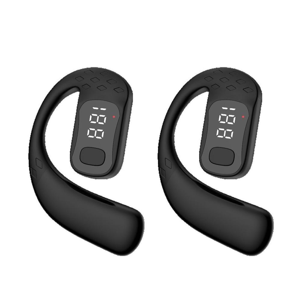 180° Rotating Hifi Stereo Waterproof Wireless Bluetooth Air Conduction Earphone Single Earhook Wear Noise Reduction Earbud With