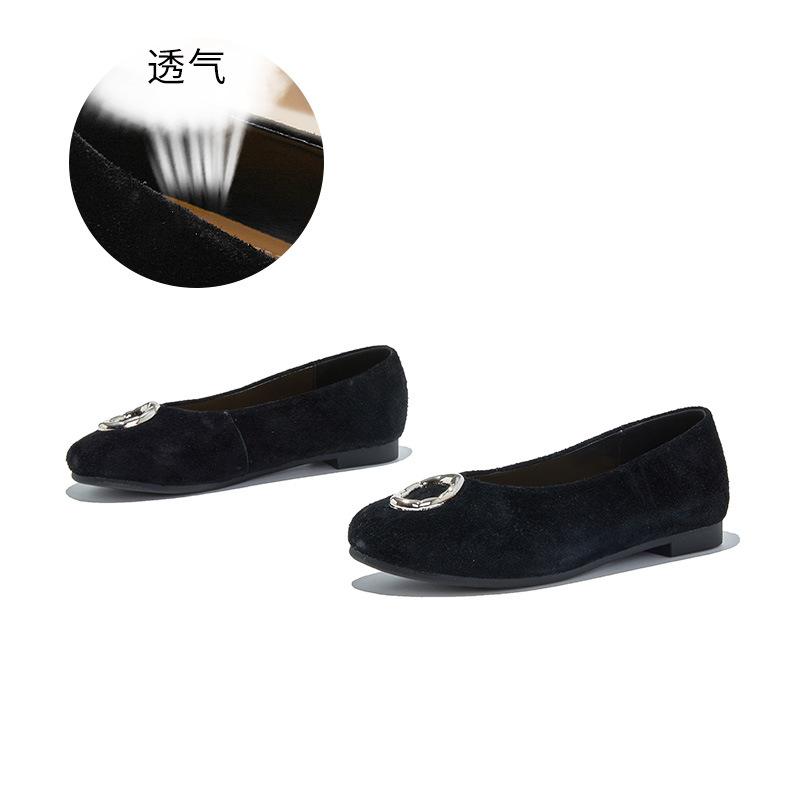 

First layer sheepskin insole leather Mary Jane shoes women s autumn new flat bottom design women s shoes fashion single shoes 40