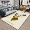 Nordic Living Room Carpet Thick Indoor Cartoon Carpet Floor Mat Sofa Coffee Table Mat Light Luxury Bedroom Bedside Mat