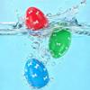 TPR Egg Dog Chew Toy with Squeaker Small Medium Breed Dogs Teething Cleaning Toy Pet Interactive Boredom Relief Toy
