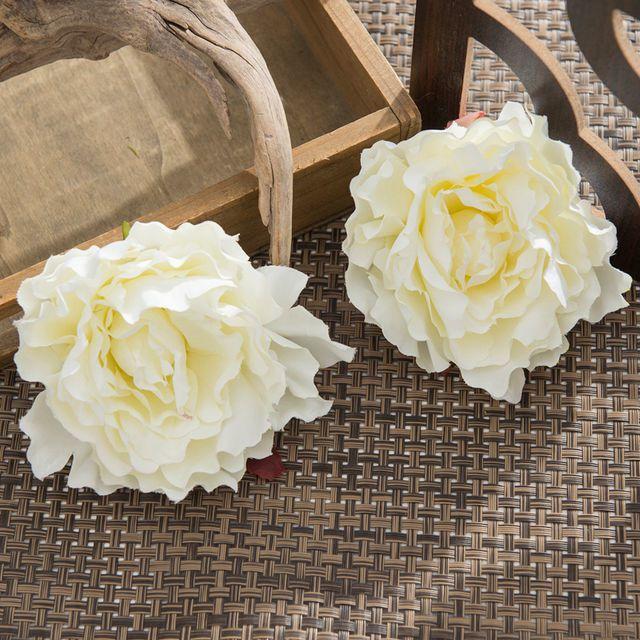 Artificial Flowers Silk Oil Cloth Peony Christmas Wreath Home Outdoor Garden Festival Wedding Bridal Bouquet Diy Gift Hot Sales