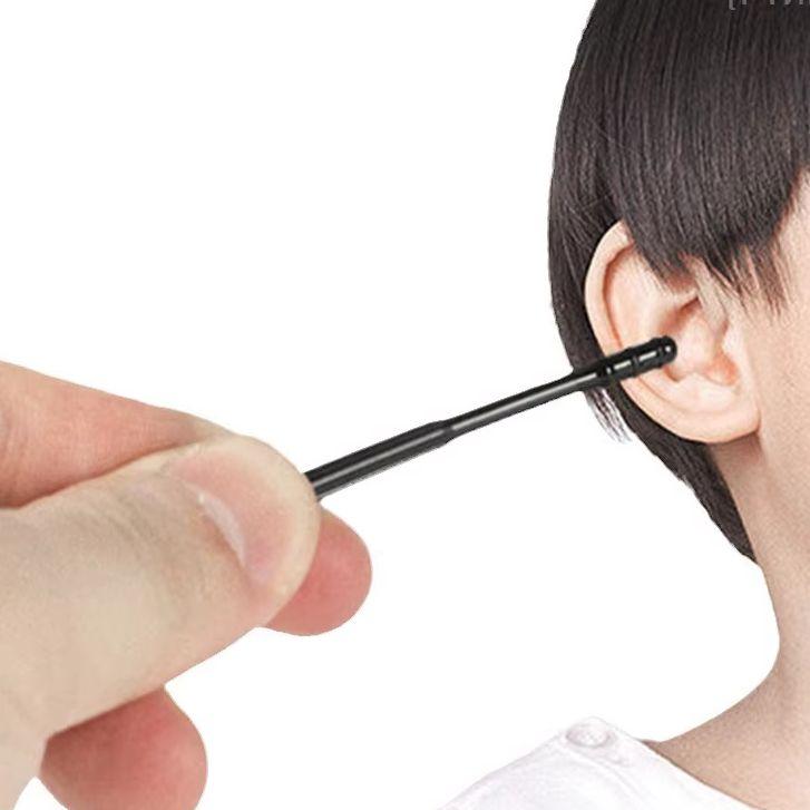 20Pcs Soft Silicone Ear Cleaners, Gentle Earwax Remover Swabs for Kids Adults, Disposable Sticky Ear Pick Set with Safe Tip