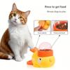 Pet Dog Automatic Feeder Cat Self-hi Toy Snack Freeze-drying Feeding Machine Little Yellow Duck Cat Missed Food Toy