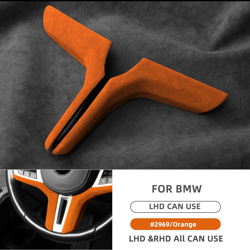 Steering Wheel Cover Trim for BMW 3 5 Series X3 X4 X5 Z4 F40 G20 G28 G30 G32 G38 G01 G02 G05 G11 G12