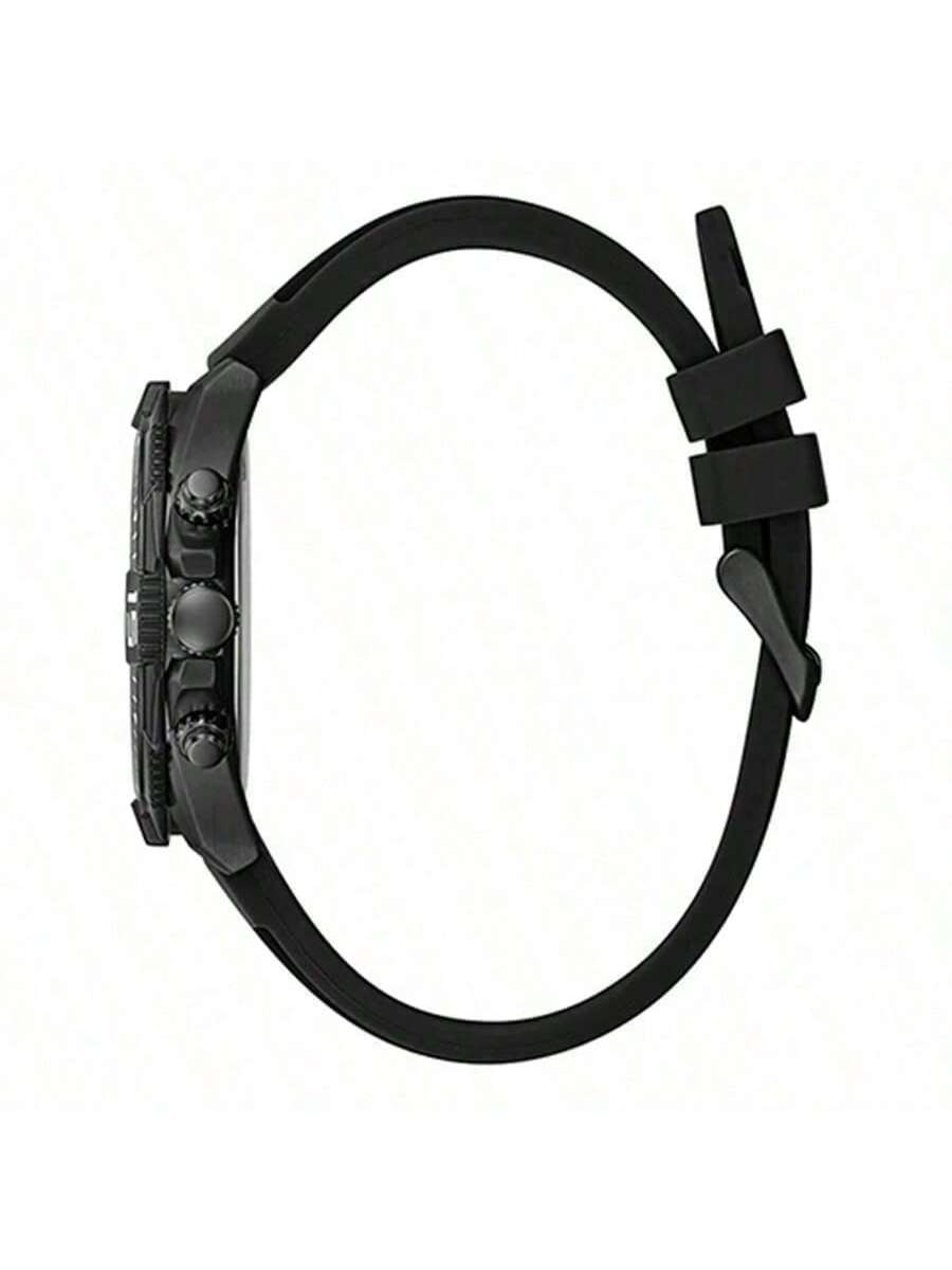 

Мужские серебристые кварцевые часы из нержавеющей стали, повседневные, серебристый кварцевый механизм GW0211G3 чёрный