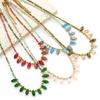 High-end Bohemian Style Necklace Crystal Bead Collarbone Chain Charm Fashion Clavicle Chain  Gift