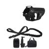 Tactical leash harness nylon large dog dog vest pet chest and back collar set