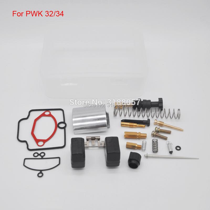 motorcycle Carburetor carb repair rebuild kit with spare jets sets FOR PWK 28 30 32 34 36 38 40 mm KEIHIN KOSO spare parts
