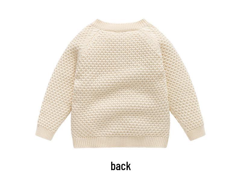 British Style Baby Cotton Knit Sweater Cardigan for Autumn/Winter - One Year Old Gentleman