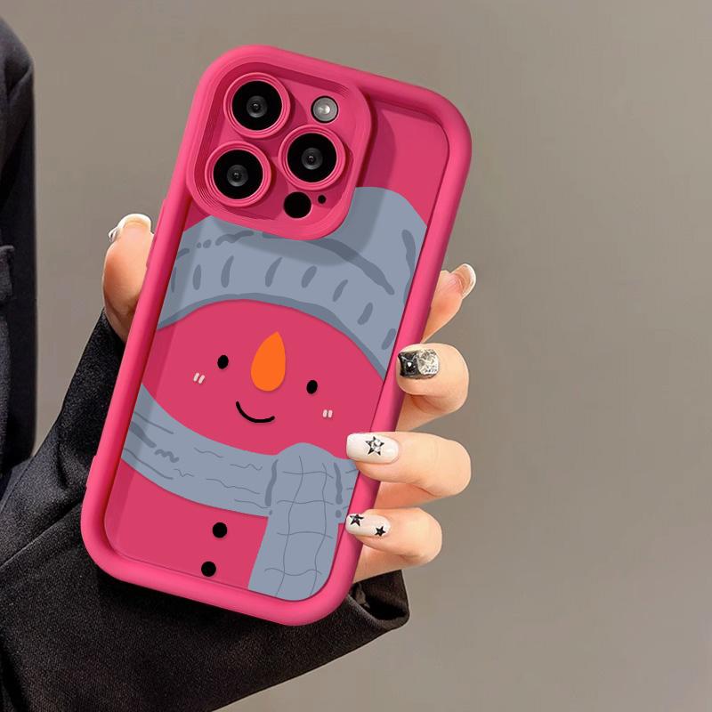 Christmas Phone Case for iPhone 11 13 12 14 15 16 Pro Max XR XS Samsung A15 A55 A05 Redmi 12 13C OPPO A16 A18 A60 Reno 11 Vivo Y17S Y12 Infinix Note