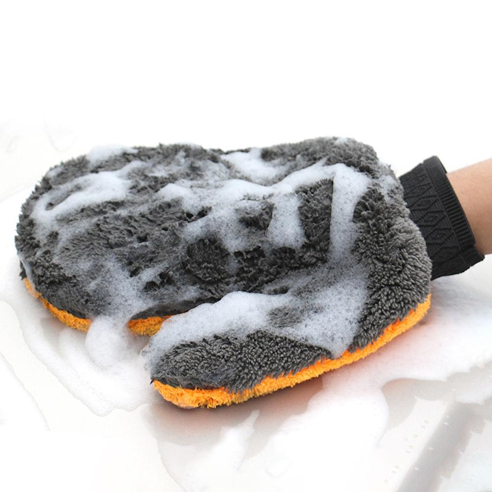 1pc Car Wash Brush Coral Fleece New Auto Accessories