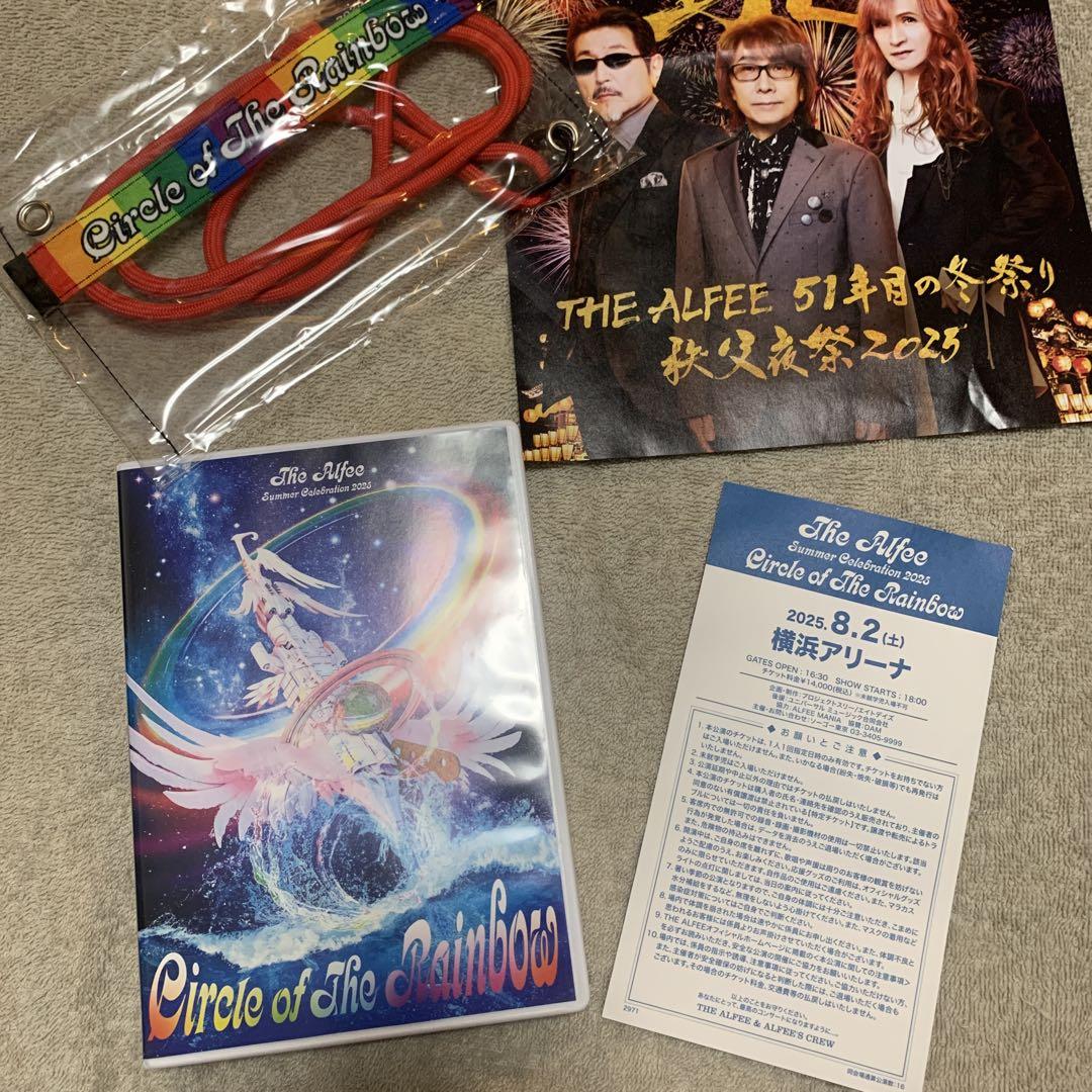 

[USED] THE ALFEE 2025 Summer Event DVD Pamphlet Memo Ticket Bonus