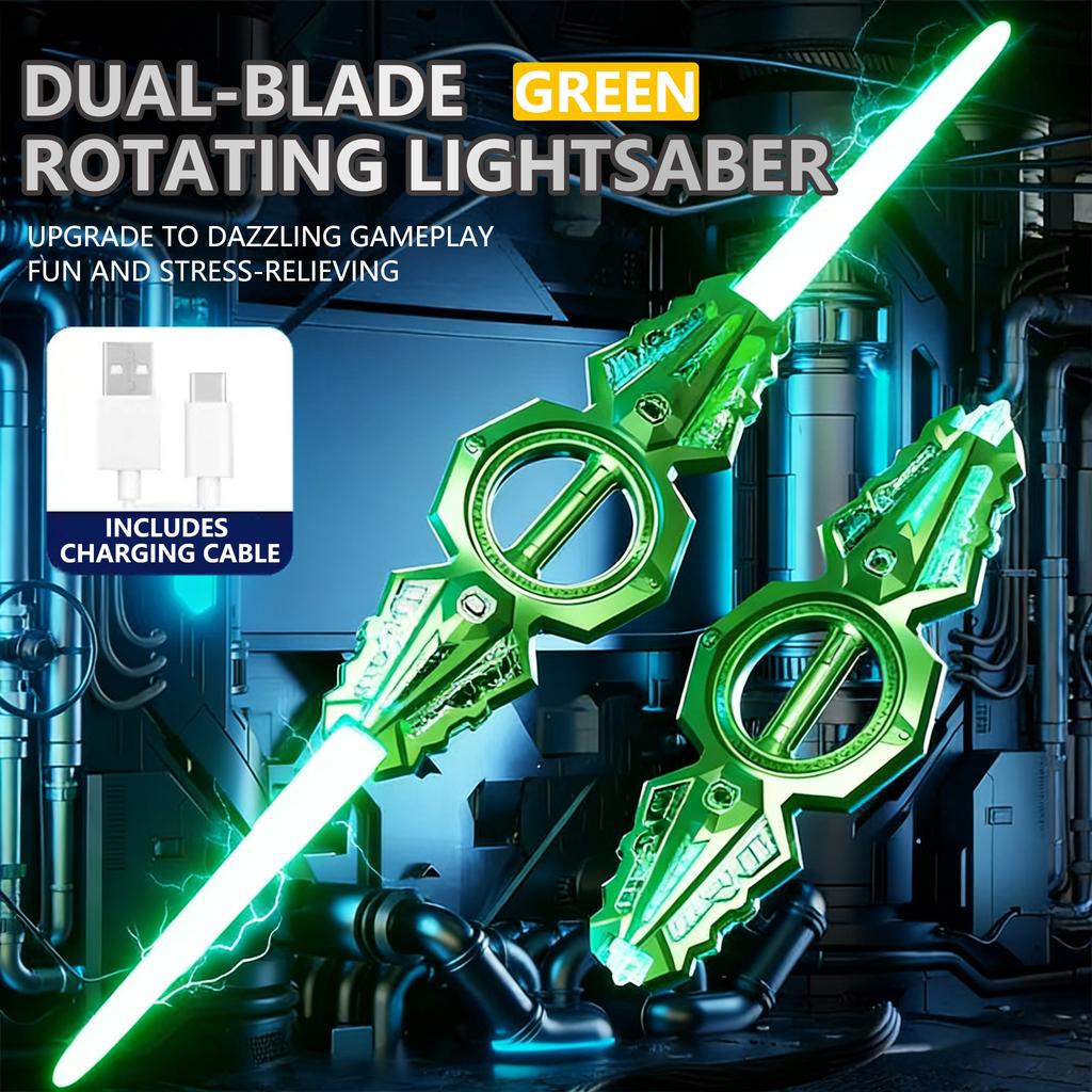 Sound & Light Rotate Sword 14 Multi-Color Flash LED Light Shine Cosplay Sword Toy Party Family Interactive Toy For Kids & Adult