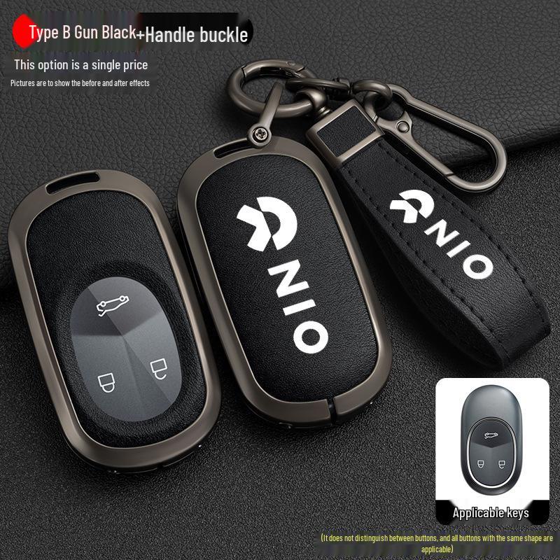 Nio Key Case for ET5, ET7 (2022), ES6, ES7, EC6, ES8 - Luxurious Buckle Design for Men