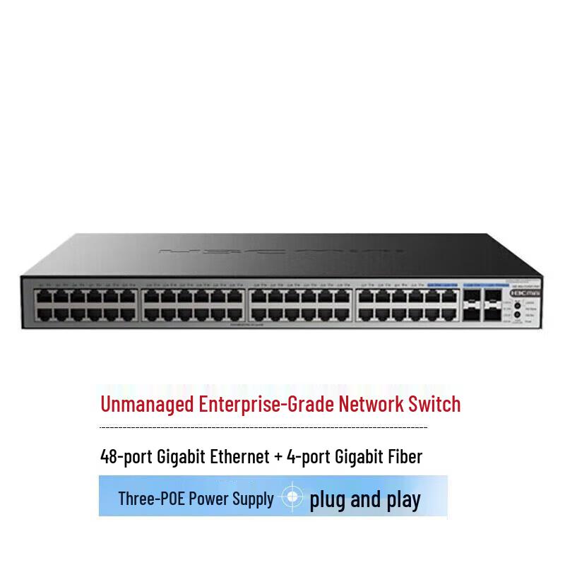 

H3C S1252F-PWR 48-Port Gigabit PoE Switch